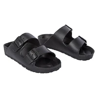 Ladies Eva Double Buckle Sandals