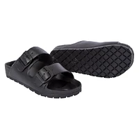 Ladies Eva Double Buckle Sandals