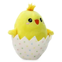 spring buds plush chick dog toy with squeaker