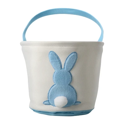 10in bunny butt canvas easter basket