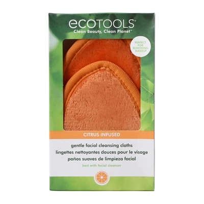 ecotools® infused facial cleansing cloths 2-pack