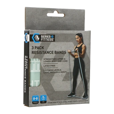 series-8 fitness™ resistance bands 3-pack