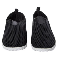 men's black mesh water shoes