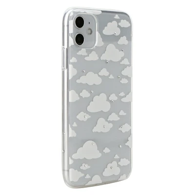 iPhone 11®/Xr® crystal phone case - clouds