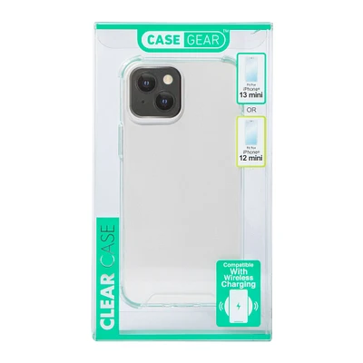 iPhone 13 mini®/12 mini® wireless charging compatible phone case - clear