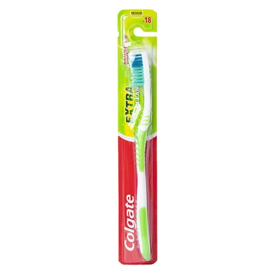 colgate® extra clean toothbrush, medium bristles