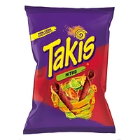 Takis nitro rolled tortilla chips, habanero and lime artificially flavored, 3.2oz bag