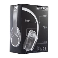 superior wired headphones with mic & max bass