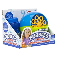 fubbles® light up mini bubble machine