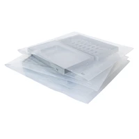 4-count stackable storage boxes set