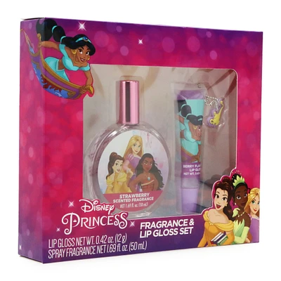Disney Princess fragrance & lip gloss set