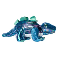 iridescent dinosaur stuffed animal toy 14in