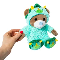 teddy bear pajamas stuffed animal 11in