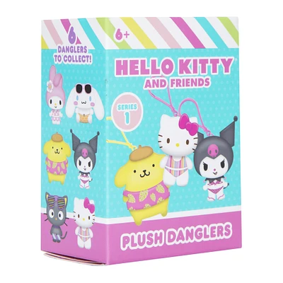 hello kitty and friends® series 1 plush danglers blind bag toy