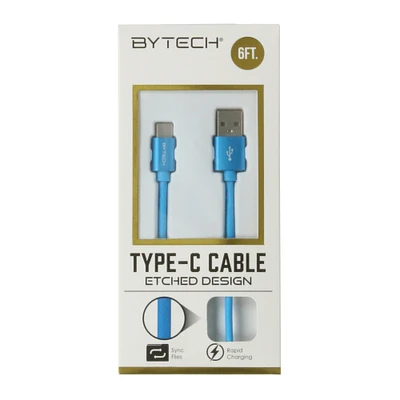 6ft etched USB Type-C cable