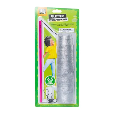 streamer wand toy 6.5' - iridescent