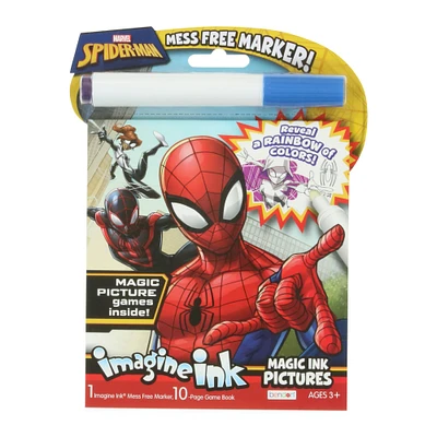 imagine ink® magic ink pictures - marvel spider-man™
