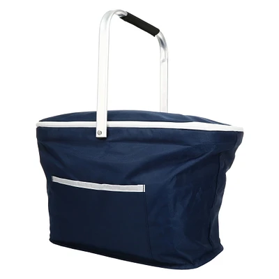 collapsible fabric picnic basket