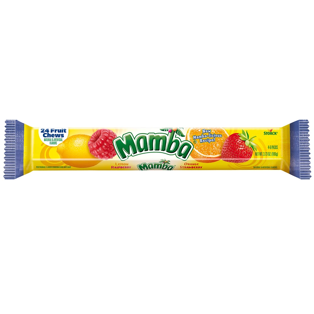 mamba® original 24 fruit chews 3.73oz