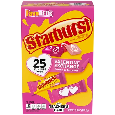 starburst® favereds valentine exchange 25-count
