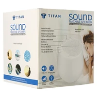 bluetooth® sound machine speaker w/ & white noise mode