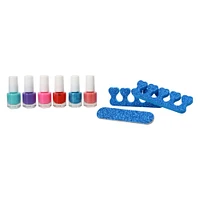 summer fun nail kit with 6 x polish