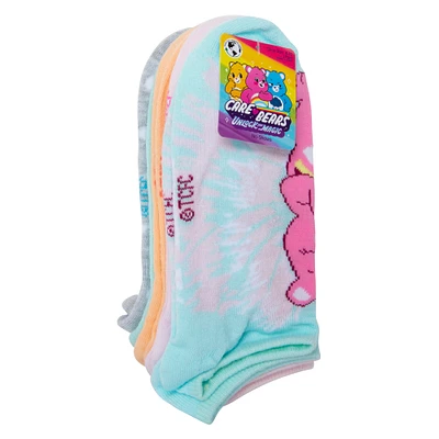 care bears™ tie dye no-show socks 5-pack