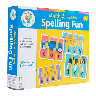 match & learn: spelling fun jigsaw cards for kids