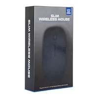 slim wireless mouse - black