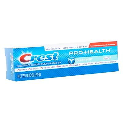 crest® pro-health™ clean mint toothpaste 0.85oz travel size