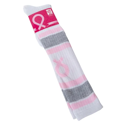 national breast cancer foundation knee high socks, 1 pair