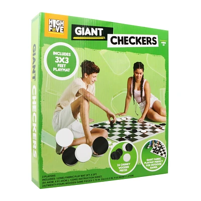 giant checkers outdoor game set