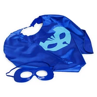 pj masks™ kid's costume mask & cape set - red