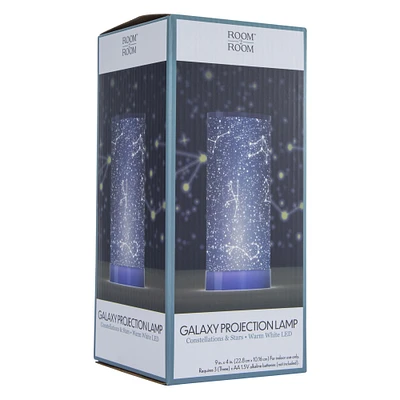 galaxy projection lamp 9in x 4in