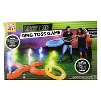 LED light up ring toss game