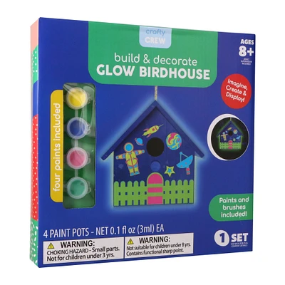 glow in the dark birdhouse DIY kit