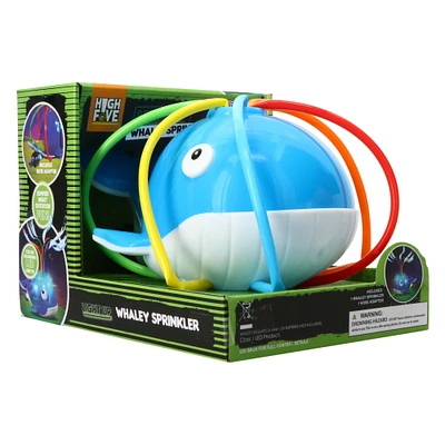 LED light-up whale sprinkler toy