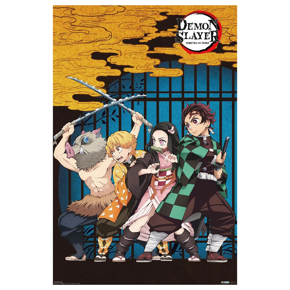 demon slayer: kimetsu no yaiba™ poster 22.375in x 34in