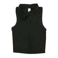 black polo tennis top