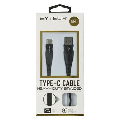6ft braided premium USB Type-C cable