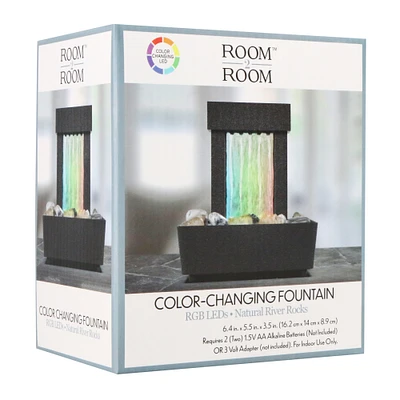 LED color-changing fountain