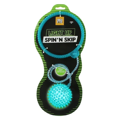 light-up spin n' skip toy