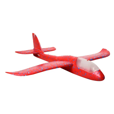 light-up jumbo foam glider plane