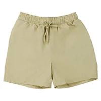 khaki water repellent nylon shorts