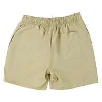 khaki water repellent nylon shorts