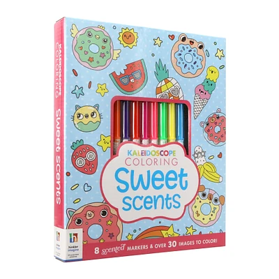 kaleidoscope sweet scents coloring book set