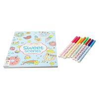 kaleidoscope sweet scents coloring book set