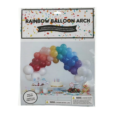 rainbow balloon arch kit 6ft