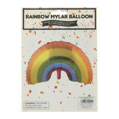 rainbow mylar balloon 35in