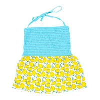 summer pet dress - lemons